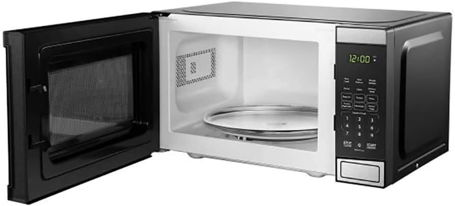 Danby DBMW0721BBS Countertop Microwave, Stainless Steel