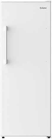 Galanz GLF11UWEA16 Convertible Freezer/Fridge, Electronic Temperature Control, 11 Cu.Ft, White & Farberware Countertop Microwave 1000 Watts, 1.1 cu ft - Microwave Oven