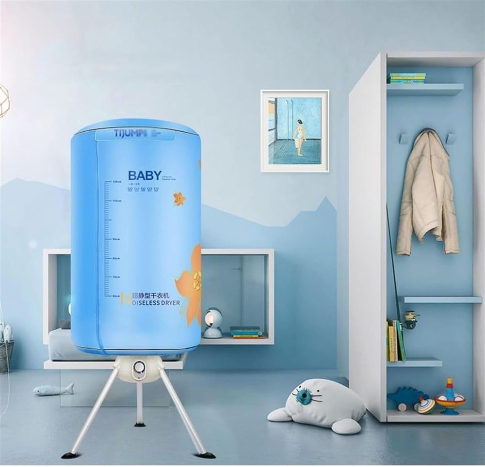 65℃/900W Round Heated Clothes Airer Lectric Heated Dryer 360° Three-Dimensional Warm Air Drying Clothes for Clothing, Shoes, Socks, Bed Linen, Towels