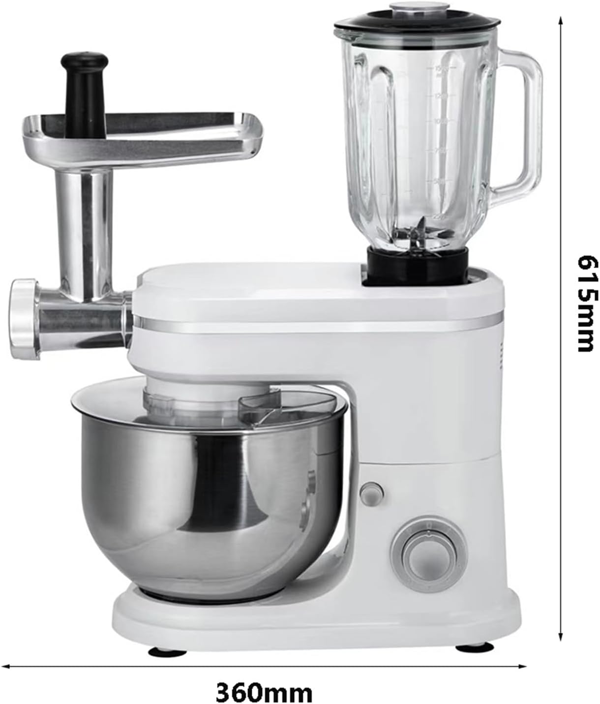 Juicing Blending Cooking Machine - Blender with Meat Mincing and Juice Extraction for Pate, Drinks, Meet, Vegetables