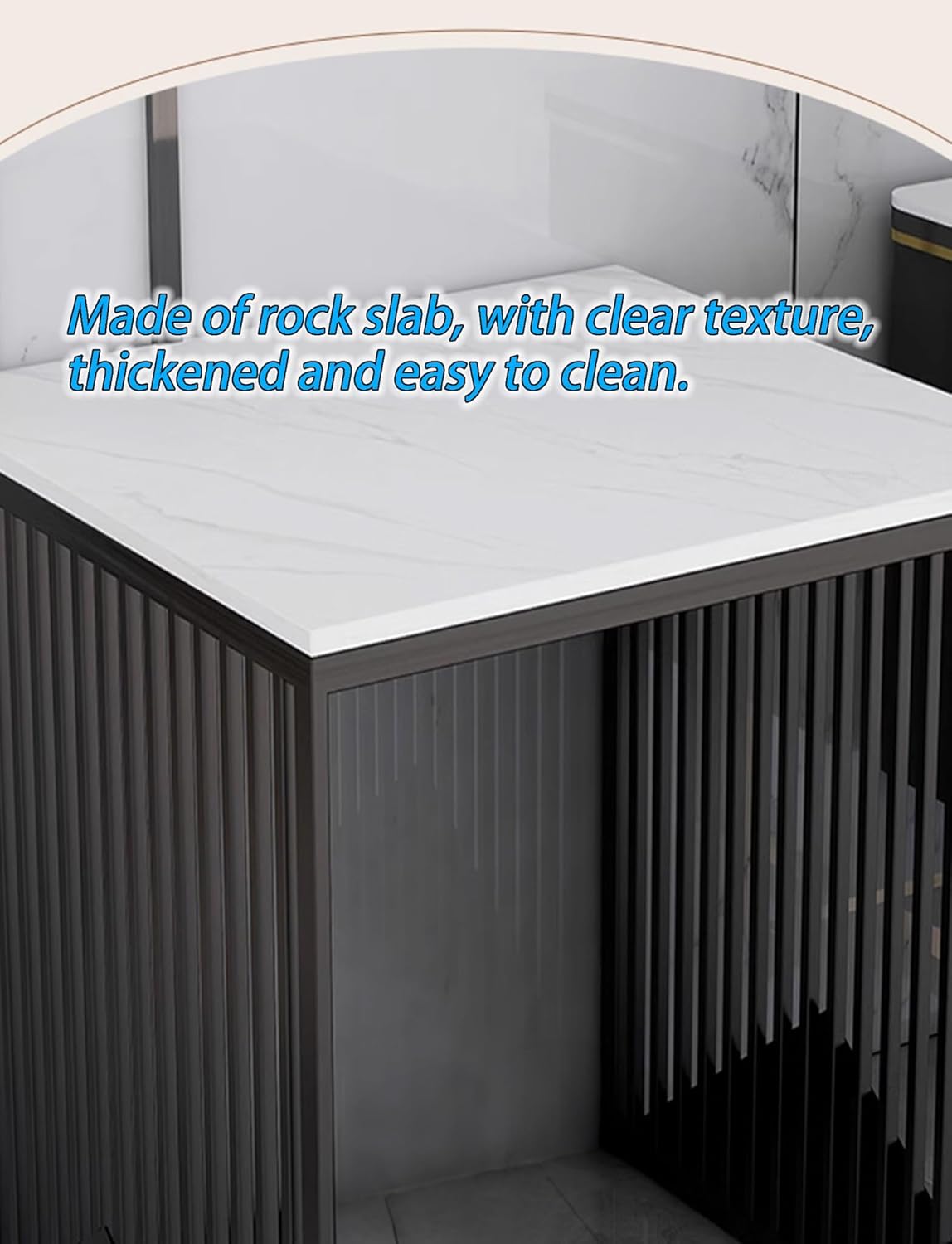 Floor Table Storage Rack, Shelf Storage Cabinet, Sweeping Robot Rack, Fish Tank Rack, Sofa Water Dispenser(Natural,50x40x63cm)