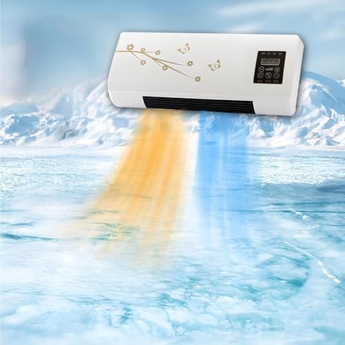 Enchantia Ductless Wall Air Conditioner, Wall-Mounted Desktop 2 In 1 Wall Mounted Ac, Silent Portable Smart Air Conditioner with Remote Control for Home Bedroom Living Room