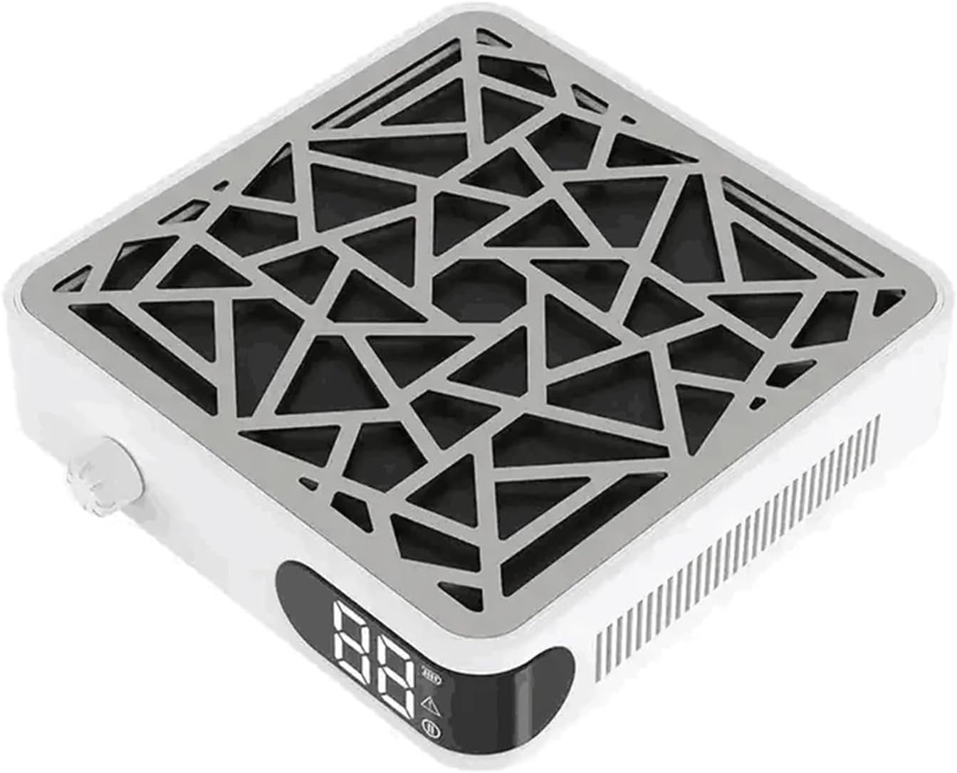 48W Portable Cordless dust Extractor Fan Nails Built-in Nail Vacuum Cleaner brushless Collector (Pink)