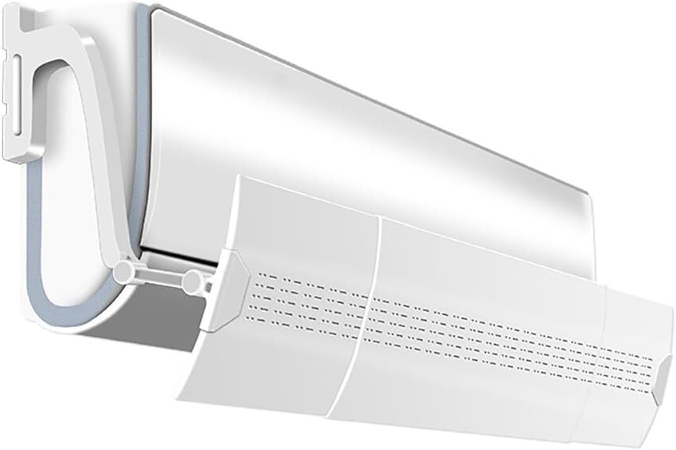 Air Conditioner Wind Deflector - Wall-Mounted Anti-Cold Wind Baffle, Thickened Telescopic Air Outlet Shield for Improved Comfort and Airflow