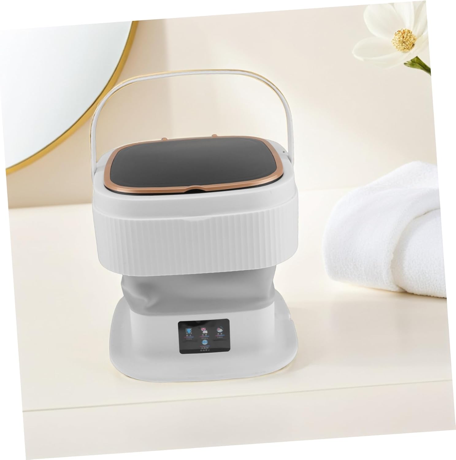 Portable Mini Washing Machine Compact Washer Dryer for Clothes Socks and Underwear Laundry for Travel and Camping