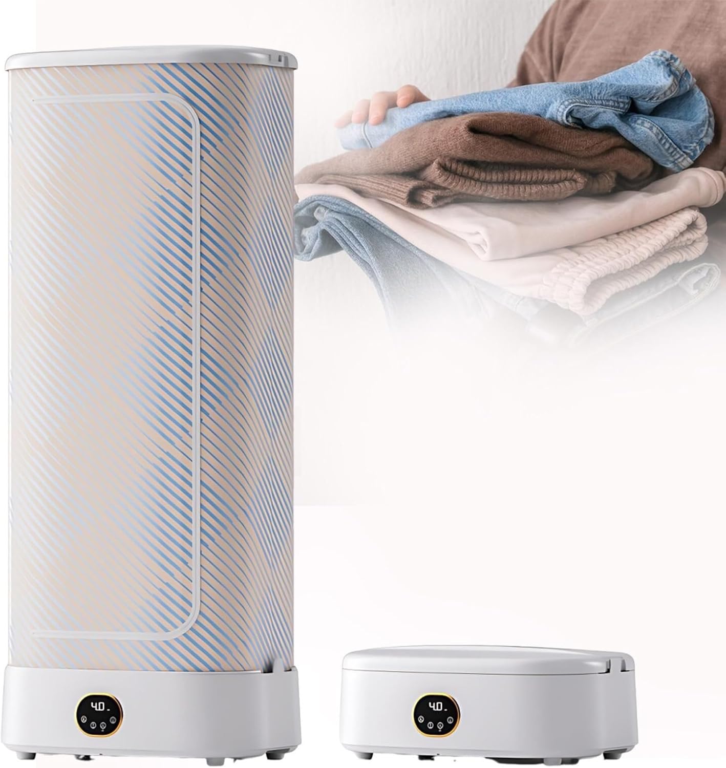 Portable Steam Automatic Ironing Machine, Quickly Smooth Out Wrinkles,With Telescopic Rod,For Clothes & Fabric