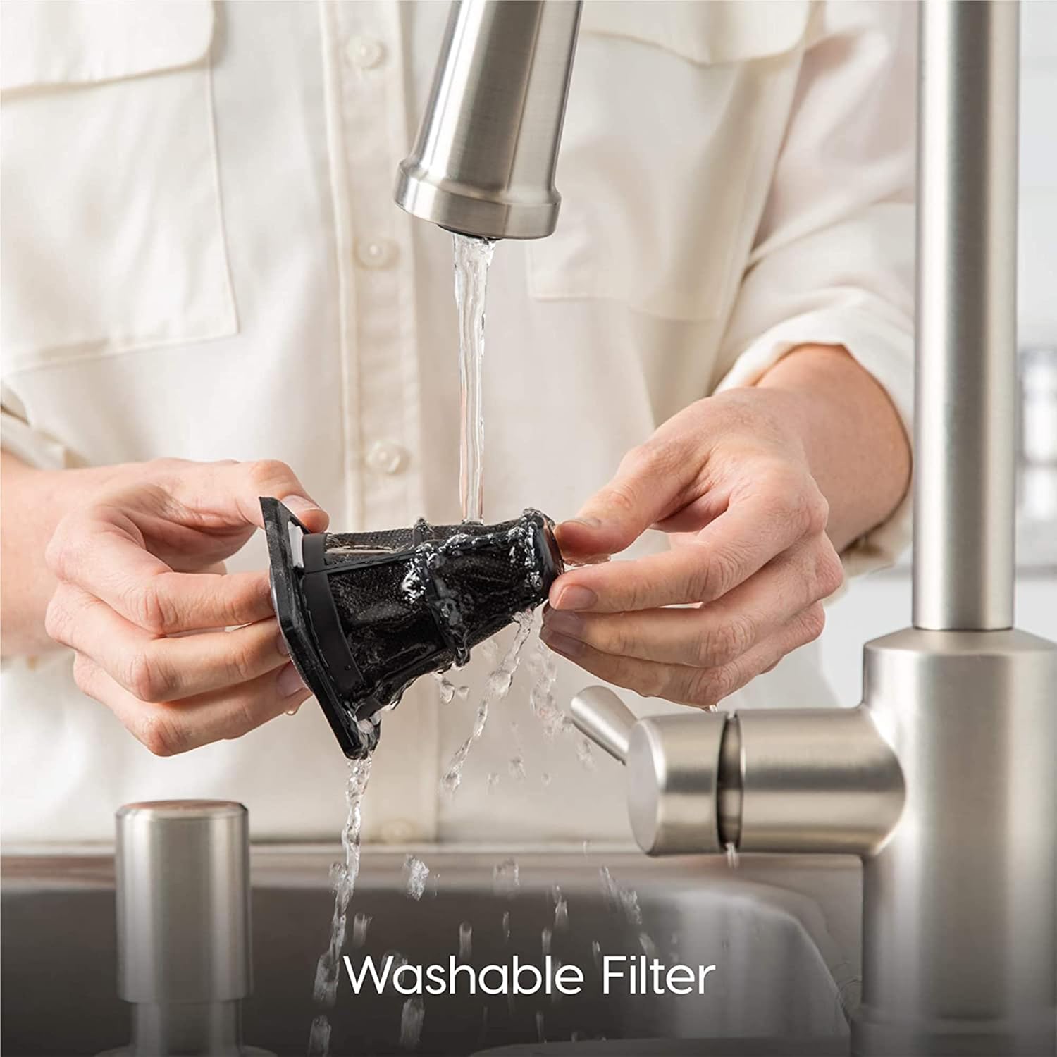 IRIS USA Mattress and Furniture Vacuum Cleaner, White IC-FAC2