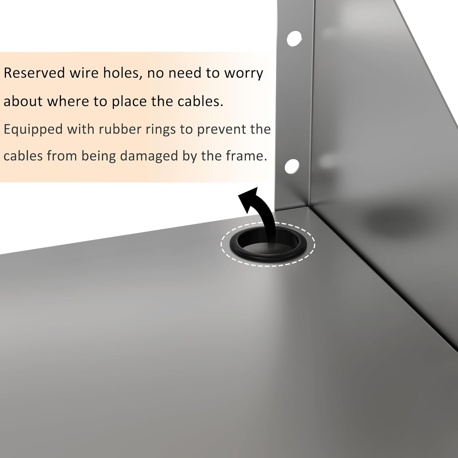 Stainless Steel Microwave Shelf Wall Mount 18