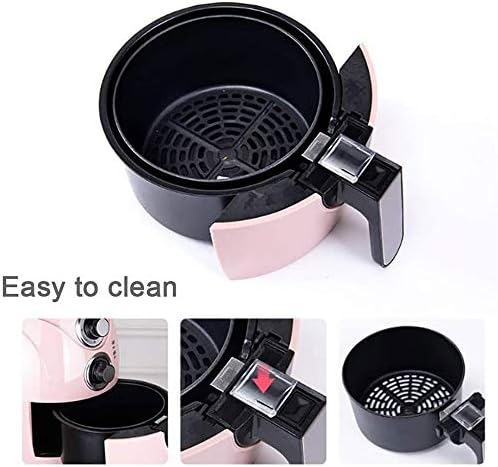 N/A 2.5L Air Fryer Household Oil-free Timer & Temperature Control Oil-Free Non Stick Fry Basket Dishwasher Safe Parts(D)