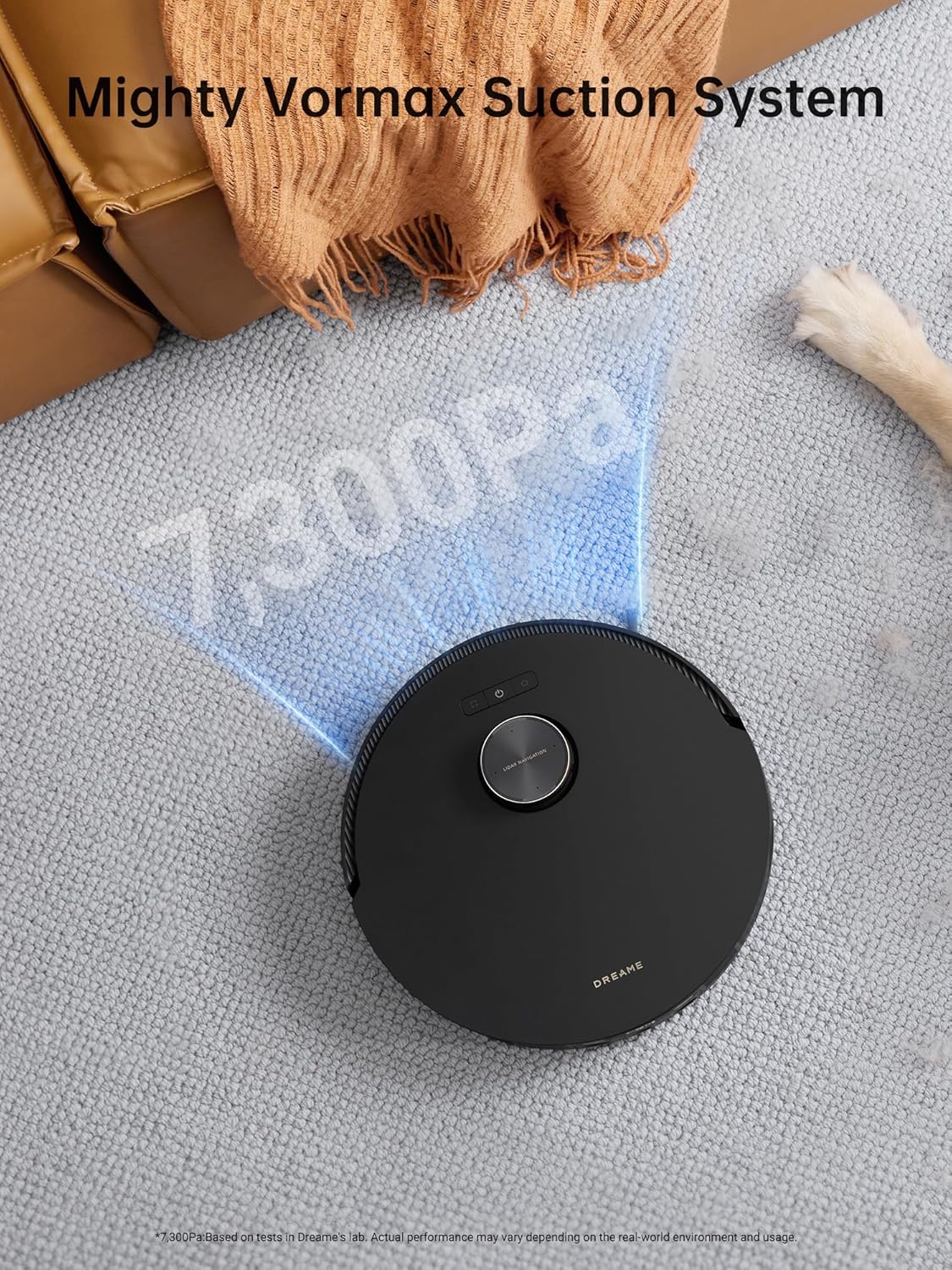 DREAME L30 Ultra Robot Vacuum, 136°F Hot Water Mop-Self-Cleaning, Mops Self-Drying, Mop-Extend, Raising, Refilling, Auto-Empty, 7,300Pa Suction, AI Action and 3D Navigation