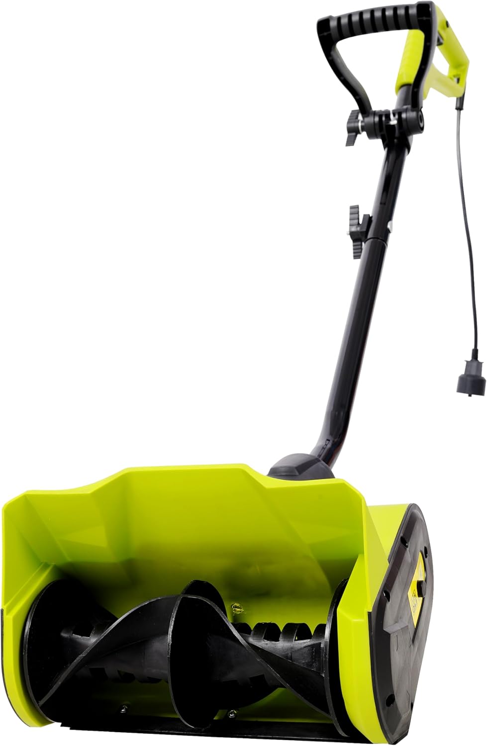 12-Inch Electric Snow Shovel – 120V Corded Snow Blower with ETL Certification, Lightweight and Compact Design, Black & Green, Ideal for Sidewalks, Driveways & Decks
