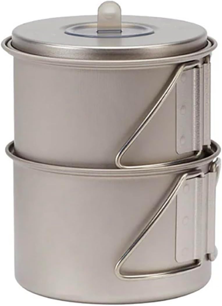 Snow Peak’s Titanium Mini Solo, SCS-0044TR, Japanese Titanium, Ultralight and Compact for Camping and Backpacking, Made in Japan, Lifetime Product Guarantee