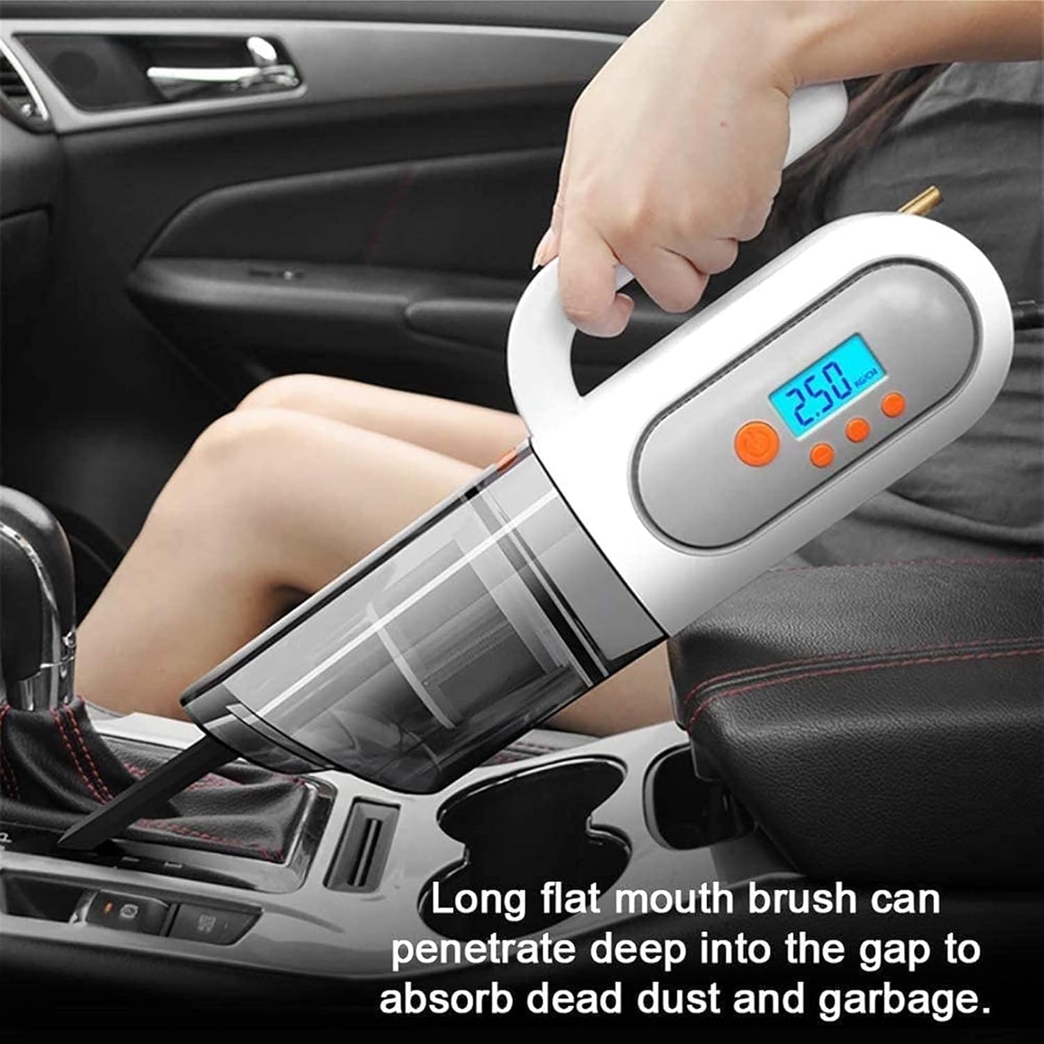 Handheld Vacuum Cordless Rechargeable,Portable Handheld Vacuum Wet Dry Powerful Suction Lightweight Mini Hand Car Vac for Pet Hair Vacuum Cleaner