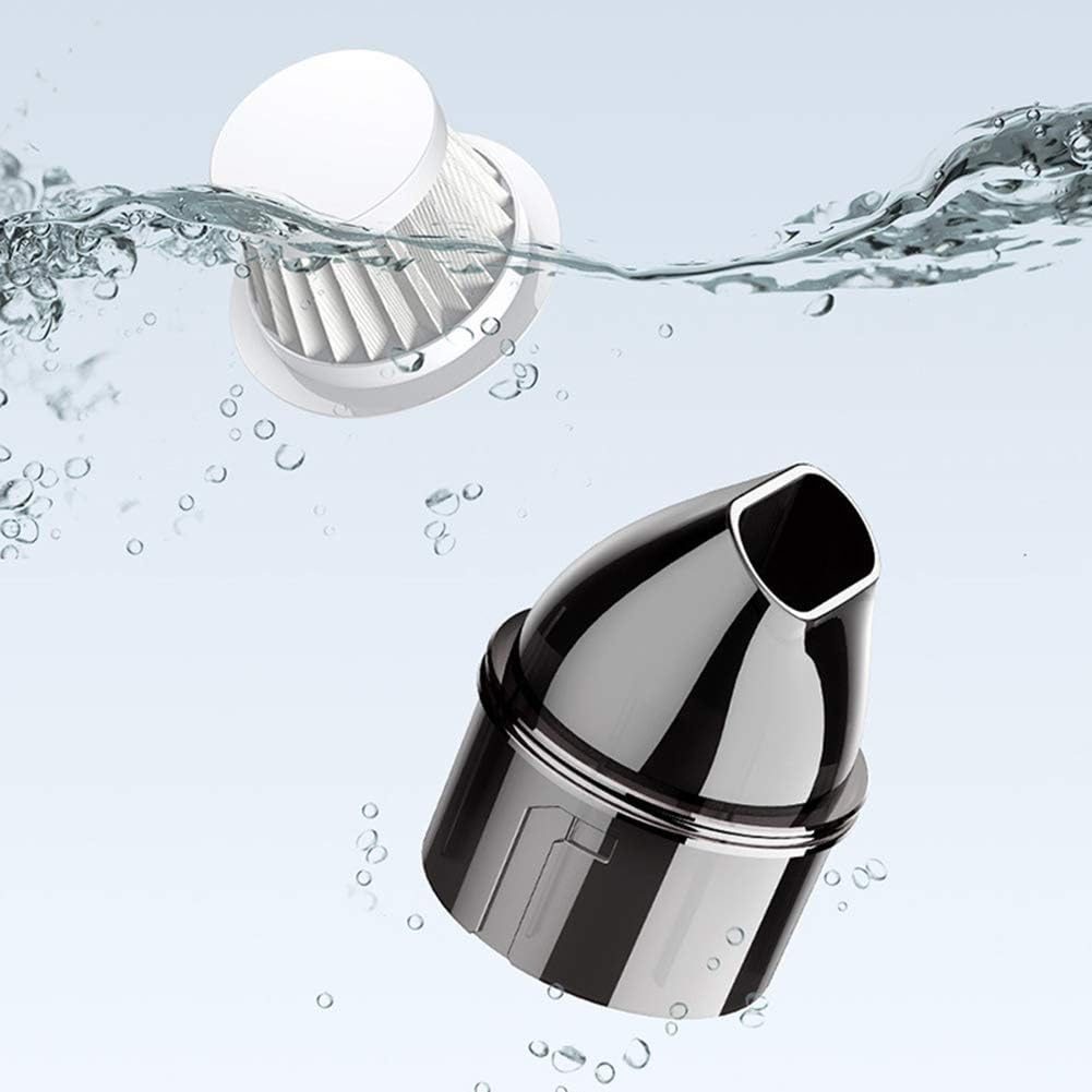 Handheld Vacuum Cleaner Cordless 5300Pa Rechargeable Lightweight Wet Dry Vacuum Car Vacuum Cleaner with HEPA Filter for Home, Car and Pet,Black (Red)