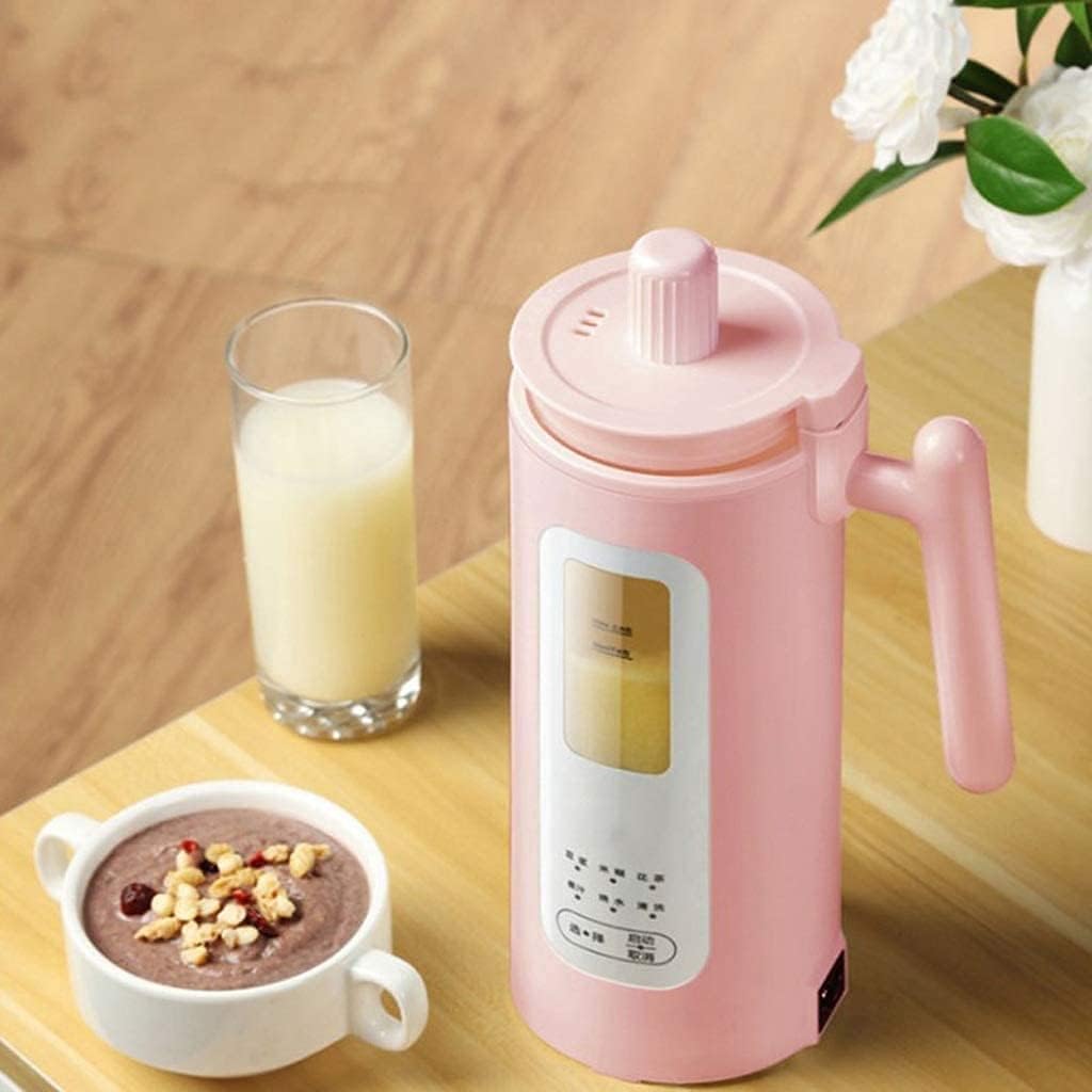 Soymilk Machine Soy Milk Maker Automatic Portable Electric Heating SOYA-Bean Milk Stir Rice Paste Maker Filter-Free 350ml