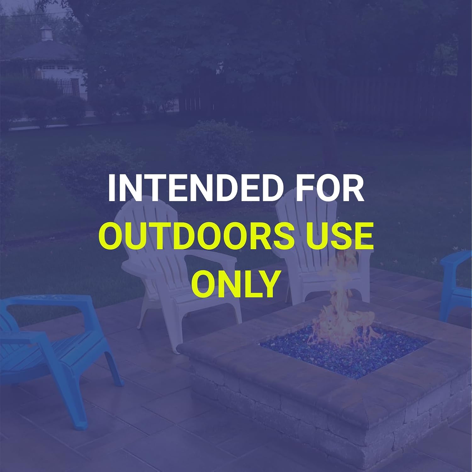 American Fireglass Rectangular Burner Pan Cover Stainless Steel Lid for Outdoor Fire Pit or Table for Natural Gas or Propane Fires 27