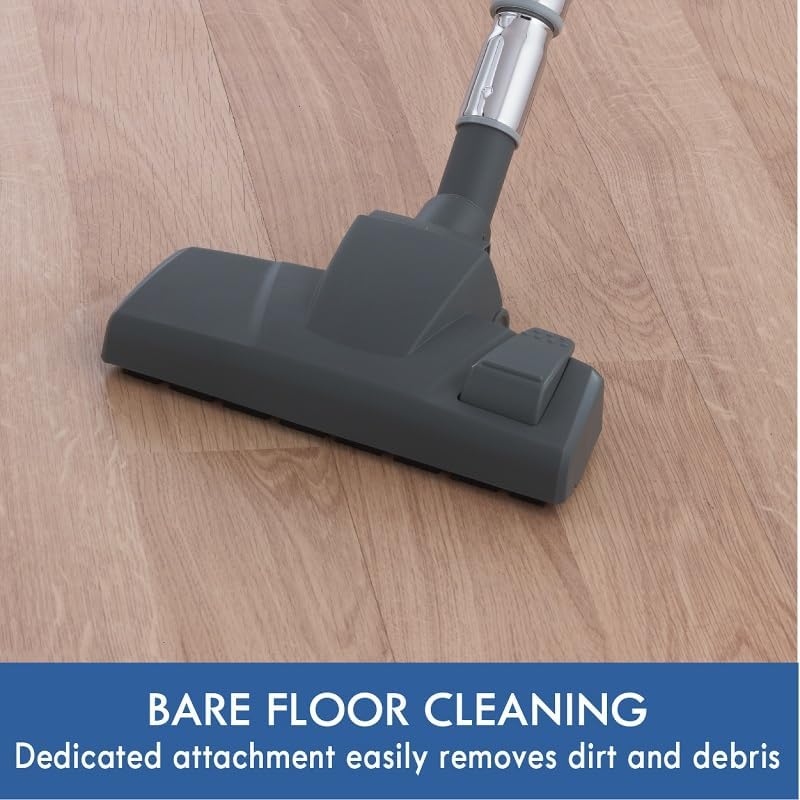 Kenmore Pet-Friendly Lightweight HEPA Canister Vacuum with Variable Modes, Retractable Cord, and Pet Brush - Blue