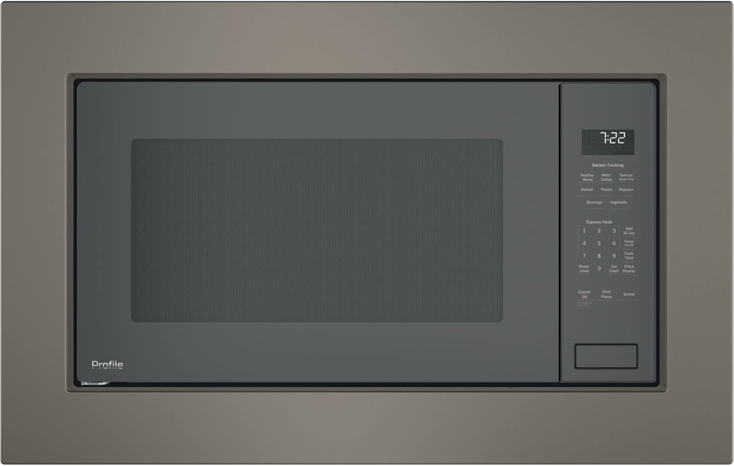 24 Inch Built-In Microwave with Sensor Cook, Instant On Controls, Extra-Large Turntable, Control Lockout, Weight & Time Defrost, Kitchen Timer and 2.2 cu. ft. Capacity