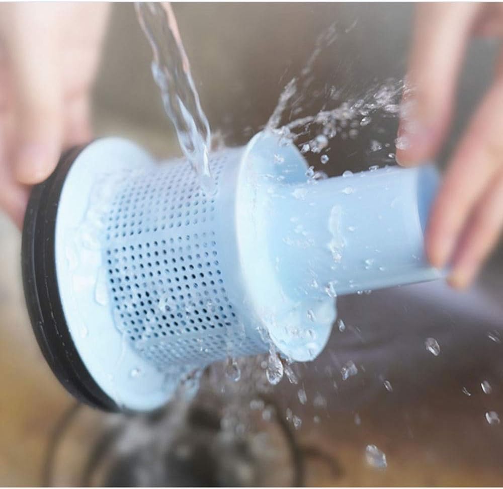 Wireless Vacuum Cordless Vacuum Cleaner, Powerful Suction Stick and Handheld Light Weight Bagless Large-Capacity Dust Cup Vacuum Ideal for Hard Floor Carpet for Home. (Color : Pink)