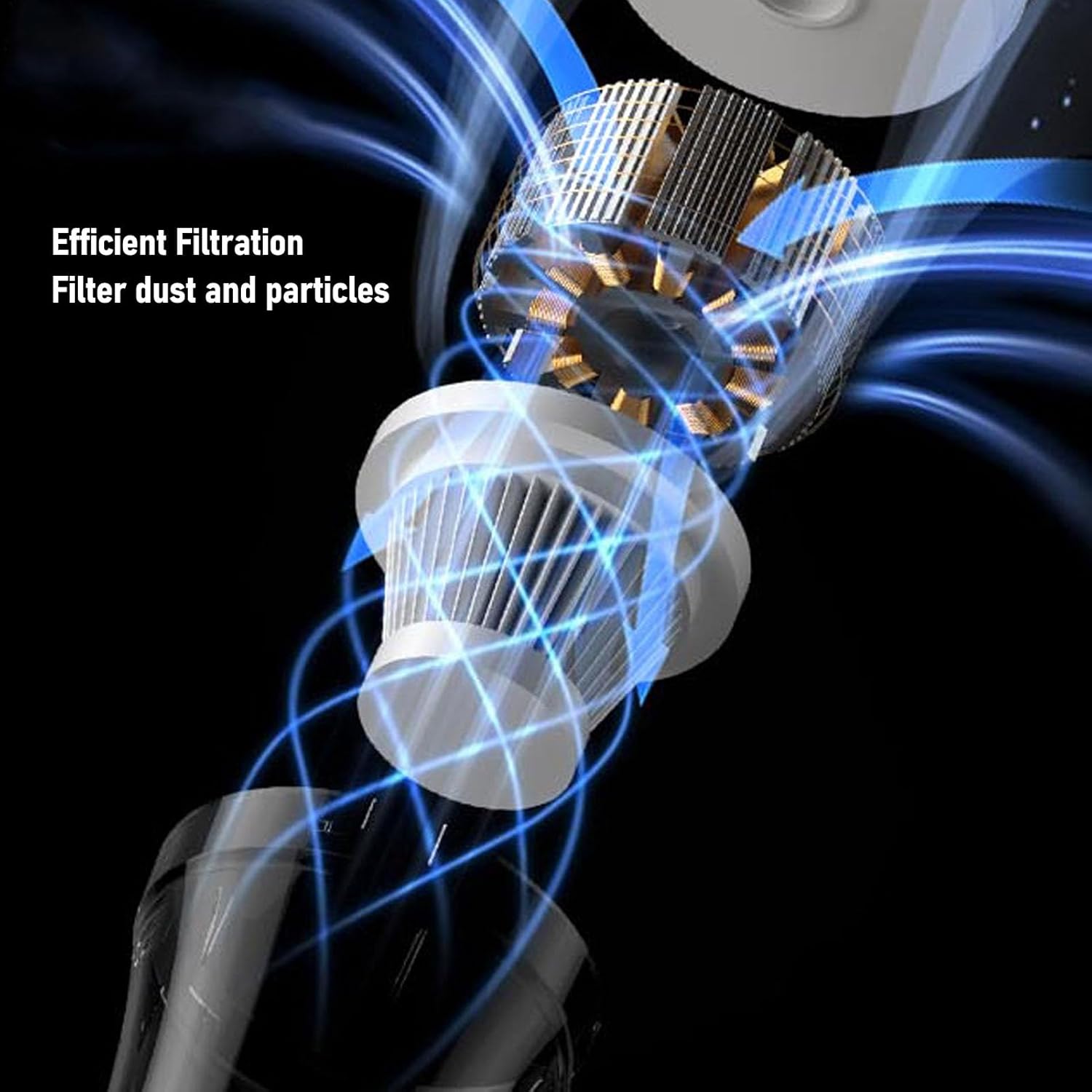 Cordless Vacuum Cleaner, 3 in 1 USB Rechargeable Deep Cleaning Mops for Floor Cleaning, 9pcs Tools Stick Vacuum for Carpet, Hard Floor, Pet Hair