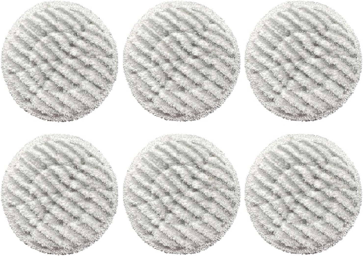 Compatible For Shark，S7000 S7001 S7000AMZ S7001TGT S7201 T2 T21 Series Steam Mop Spare Parts Microfiber Cleaning Mop Cloth Pads Replacement.(6 pcs)