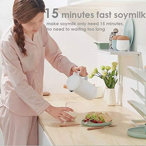 Mini Food Blender 300ml 1-2 Person Mini Soymilk Maker Multifunction Household Soymilk Machine Food Mixer(OneColor)