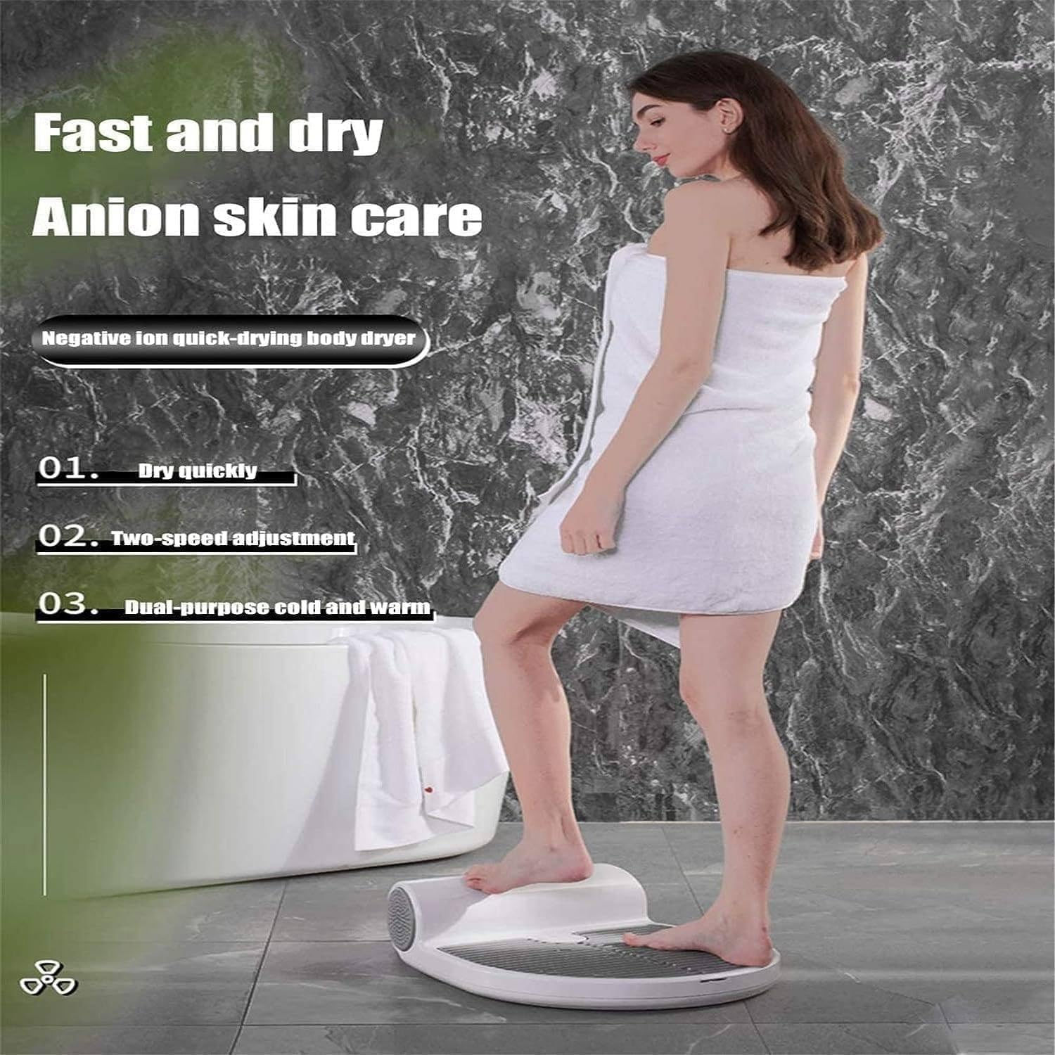 Full Body Dryer Machine,Negative Ions Body Heater Blow Dryer with Weightscale, with 2 Gears Adjustment,Heating and Cooling,Gravity Sensing