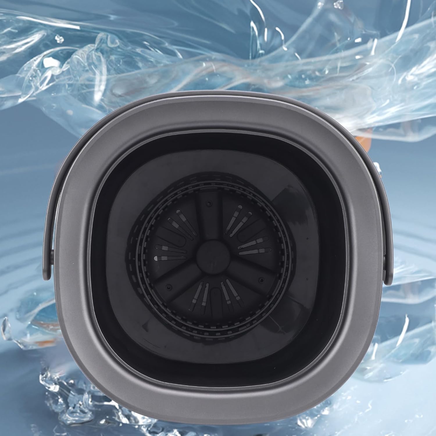 13L Foldable Clothing Washer, with Drain Hose Full Automatic Portable Mini Laundry Machine for Apartment Dormitory Hotel (US Plug)