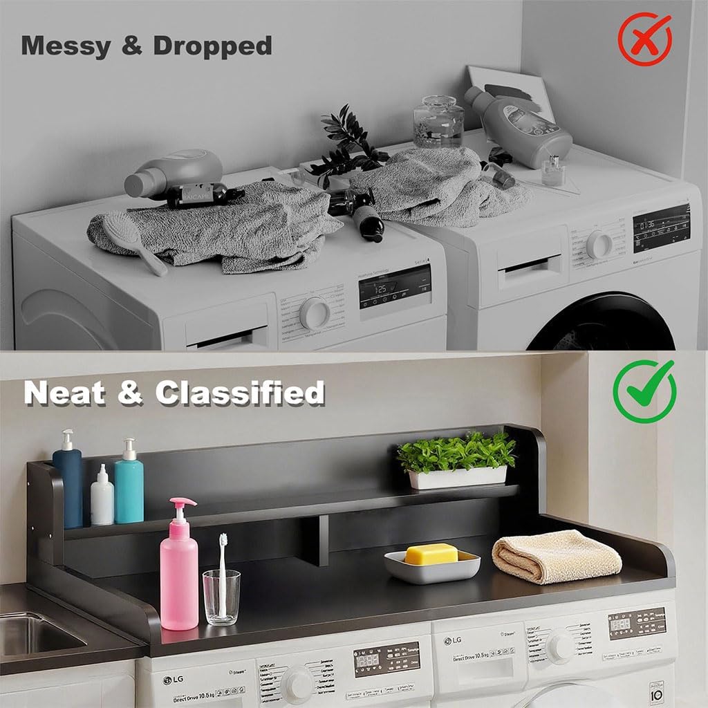 2-Tier Washer Dryer Countertop with 2.75