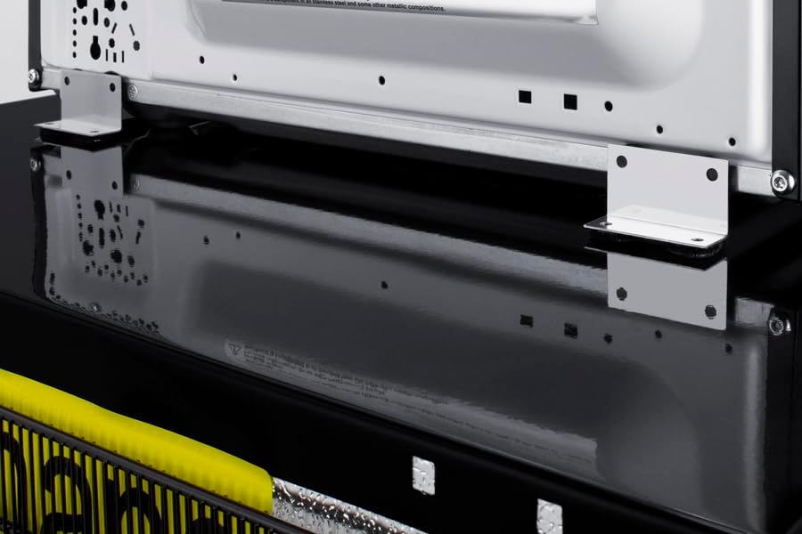 Summit Appliance MRF6BK2SSALHD Microwave/Refrigerator Combination with Allocator; Combo Includes FF6BK2SS All-refrigerator, and SM903BSA1 Microwave; 5.5 cu.ft Capacity; Automatic Defrost; LHD Swing