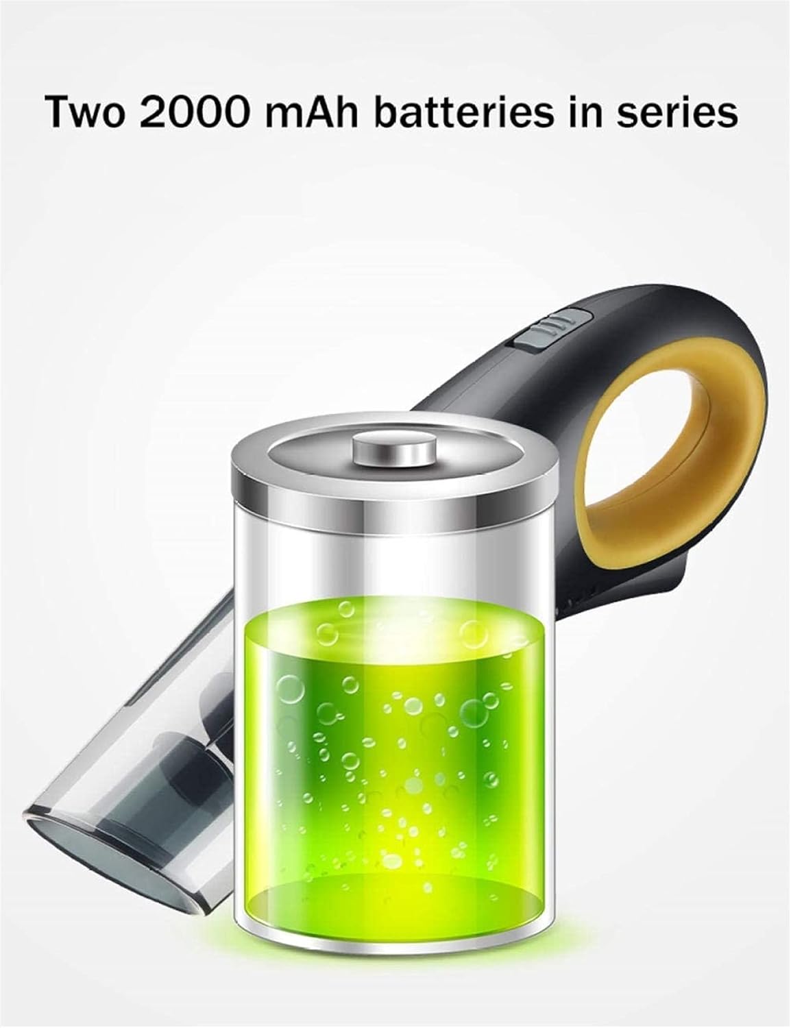 Handheld Vacuum, Cordless Handheld Vacuum, 6000PA Portable Hand Vacuum Cleaner for Pet Hair, Home, and Car Cleaning