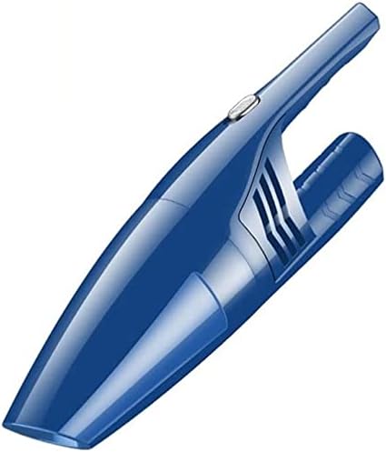 Handheld Vacuum, Hand Vacuum 120W/4500pa Vacuum Wet/Dry Handheld Vacuum Cordless Portable Vacuum Cleaner for Pet Hair, Home, and Car Cleaning Energy-Saving and Silent (Color : Blue)