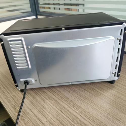 Becafesco Countertop Microwave Oven, 0.9 Cu Ft With 10.6 Inch Removable Turntable, 900W, 6 Auto Menus, Mute Function & ECO Mode, Child Lock, LED Lighting, Black Stainless Steel