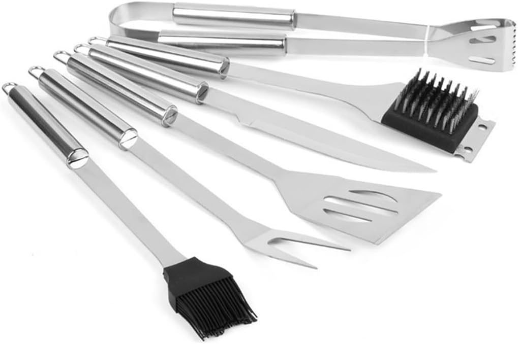 Stainless Steel Set,Household Tools,6-Piece Combination,Portable Rack,Easy-to-Clean Shovel