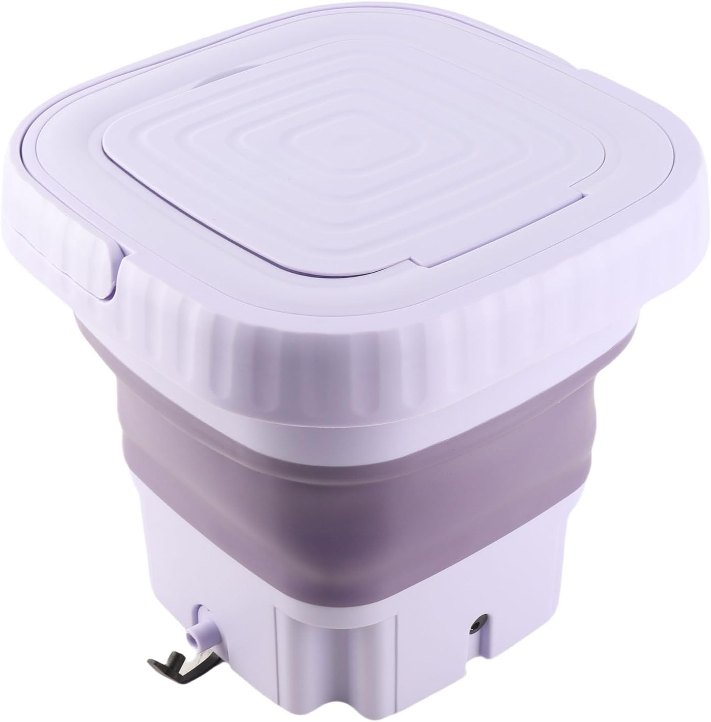 Portable Washing Machine, 11L Automatic Folding Mini Washer with 3 Modes Deep of Underwear, Socks, Foldable Small Washing Machine for Apartments, Dorm, Camping, RV, (US Plug)