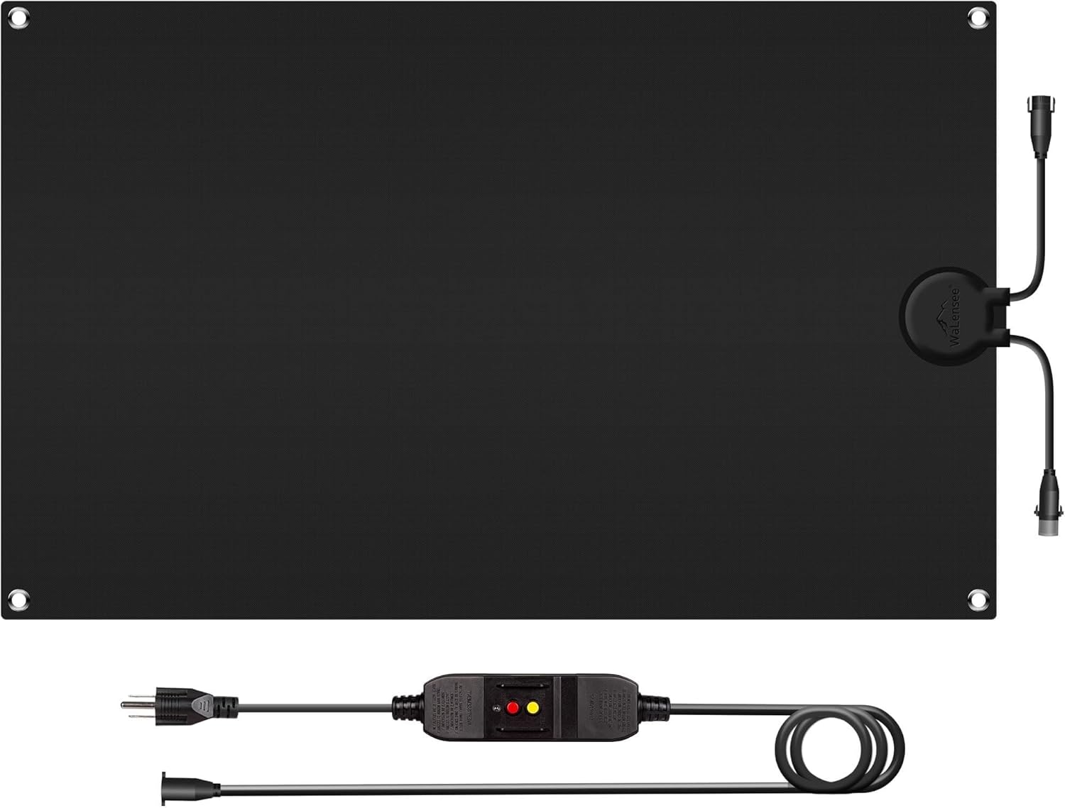 Graphene Snow Melting Mat, Non-Slip Rubber Heated Mat, with Plug, for Snow Removal in Backyards and Sidewalks(30