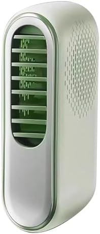 Wireless air Conditioner Air Conditioner Equipped With ICE Semiconductor Cooling Ultra Light 170g Hands Free Personal fan Suitable for Neck and Desktop use(Green)