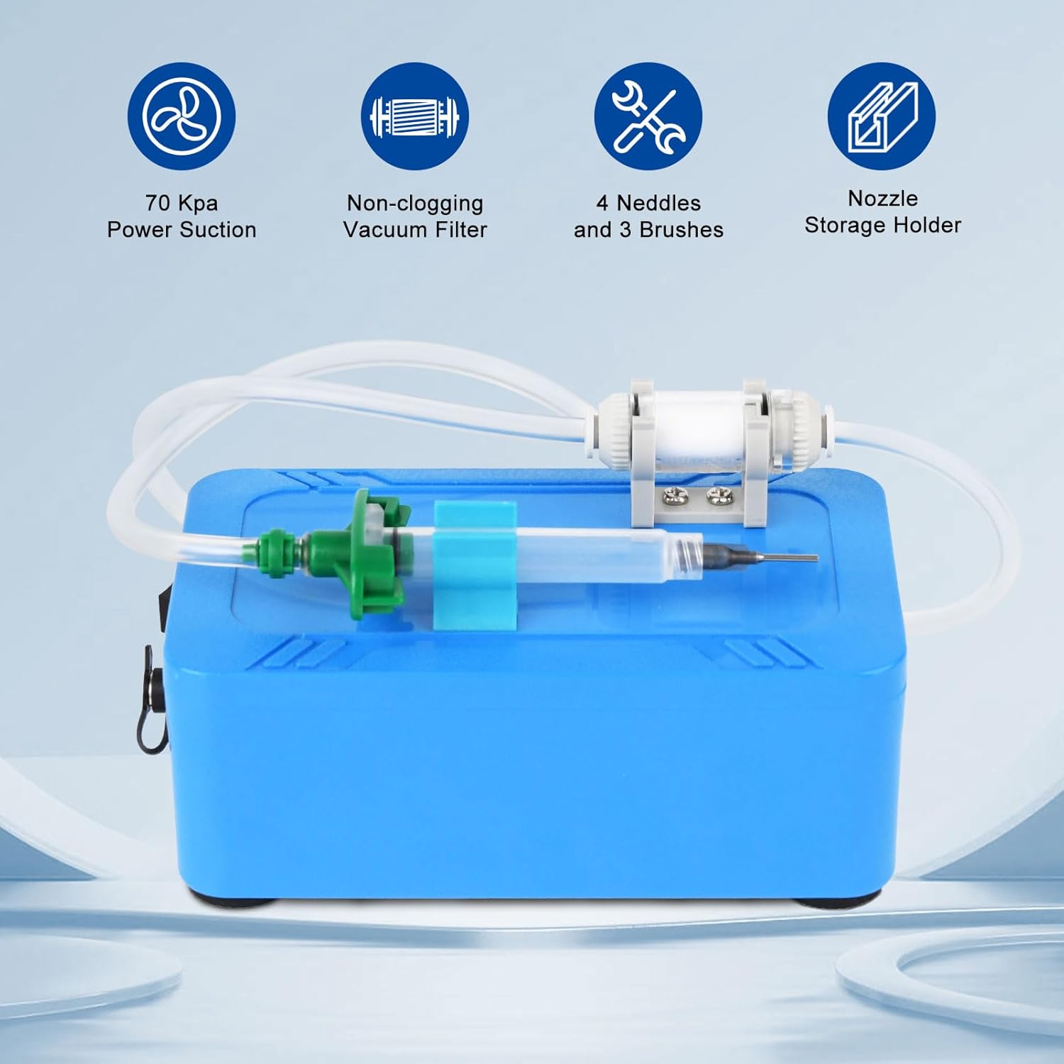 HVCK-01 Hea/ring Ai/d Vacuum Cleaner, 70 Kpa Strong Suction Removes Ea/rwax, Upgraded Non-Clogging Tube Filter