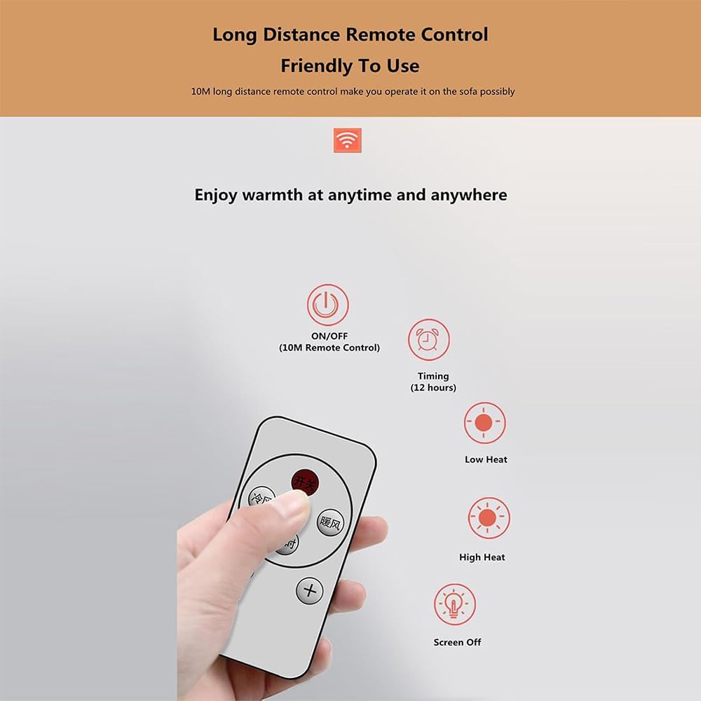 Mini Aire Acondicionado Portátil De Pared Wall Air Conditioner Fan Multifuntional Air Conditioner for Bedroom with Precise Remote Control 6h Programmable Timing