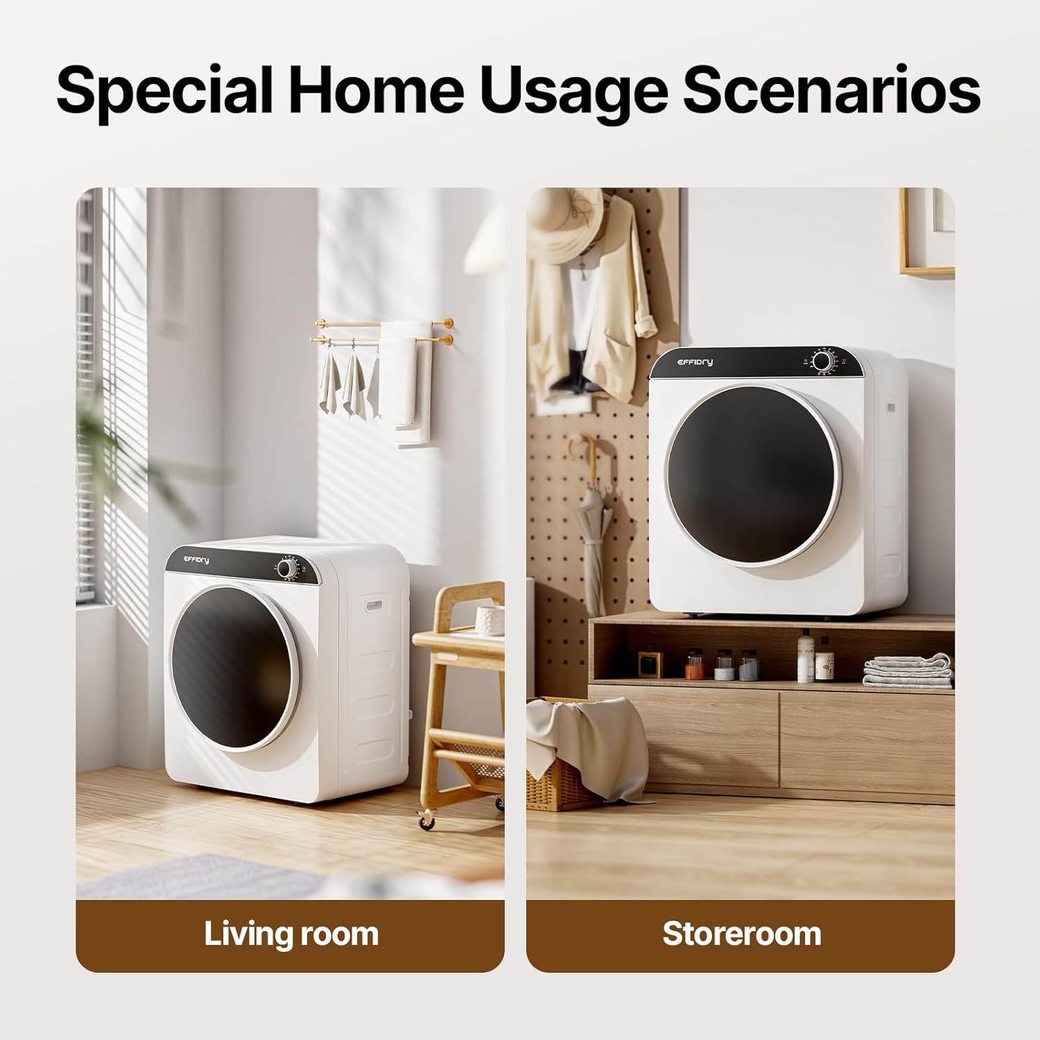 110V Portable Clothes Dryer 830W Compact Laundry Dryers 2 cu.ft Electric Machine with Stainless Steel Tub for Apartment,RVs,Dorms,12LBS drying machine Clothing Dryer secadora portatil de ropa