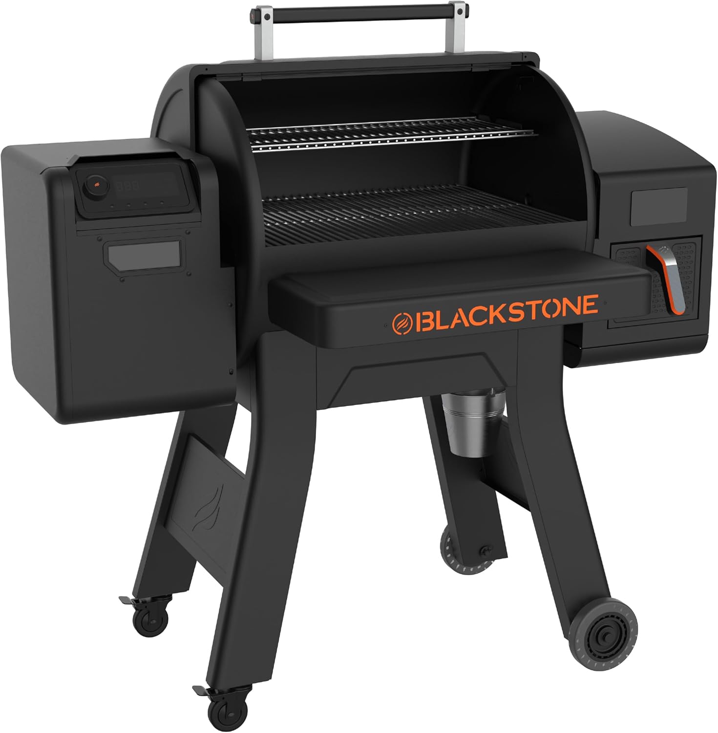 Blackstone 2258 Pellet Grill/Air Fryer Combo Unit, Powder Coated Steel, Black