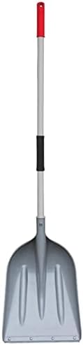 Snow Shovel Snow Push Shovel Full Steel Handle Thick Snow Removal Shovel Snow Clearing Tool Plastic Snow Shovel (Color : Silver Size : 156cm) (Color : Silver Size : 156cm)