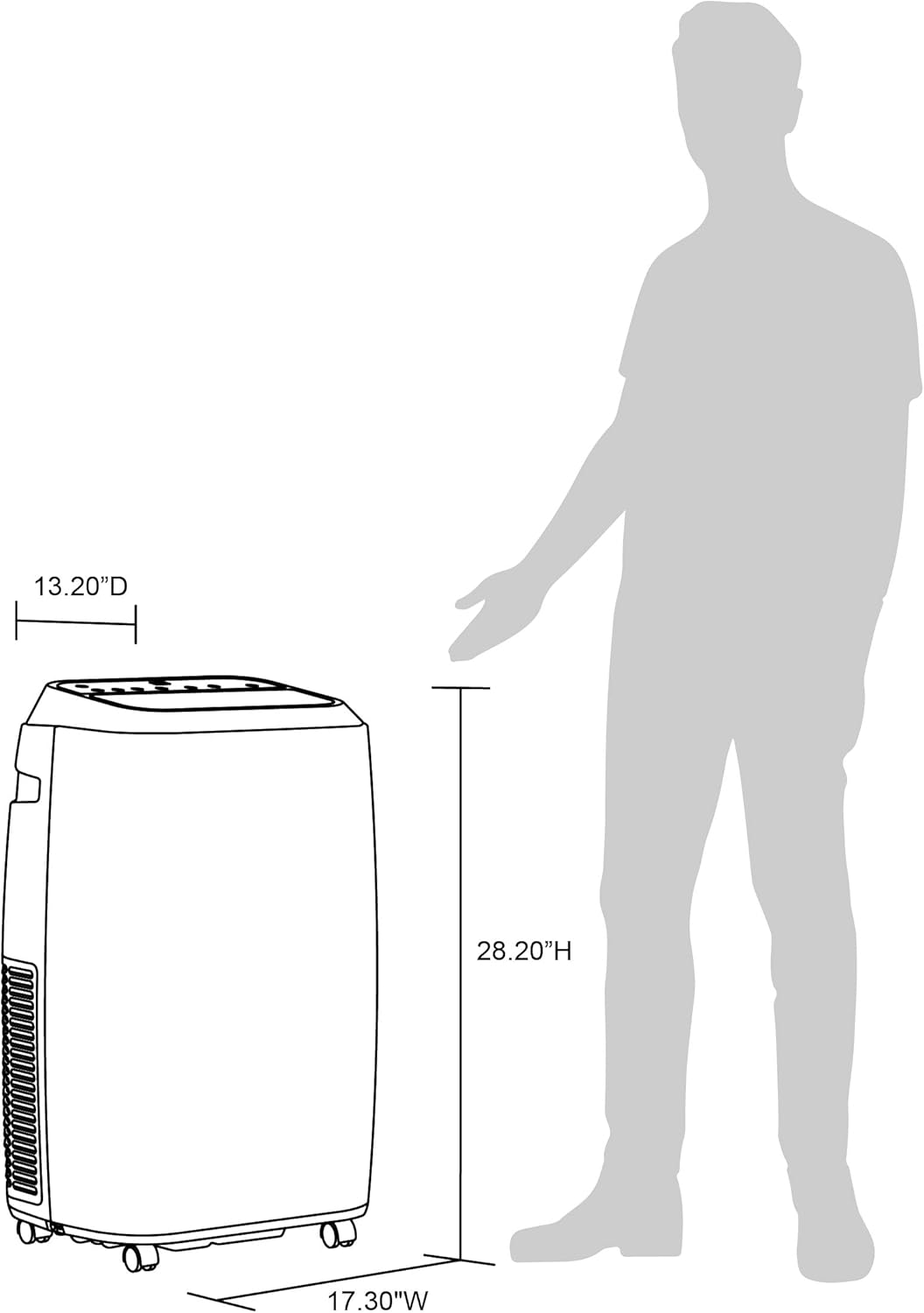 Newair | 12000 BTU Portable Air Conditioner, Modern AC Design with Easy Setup Window Venting Kit, Self-Evaporative System, Quiet Operation, Dehumidifying Mode with Remote and Timer