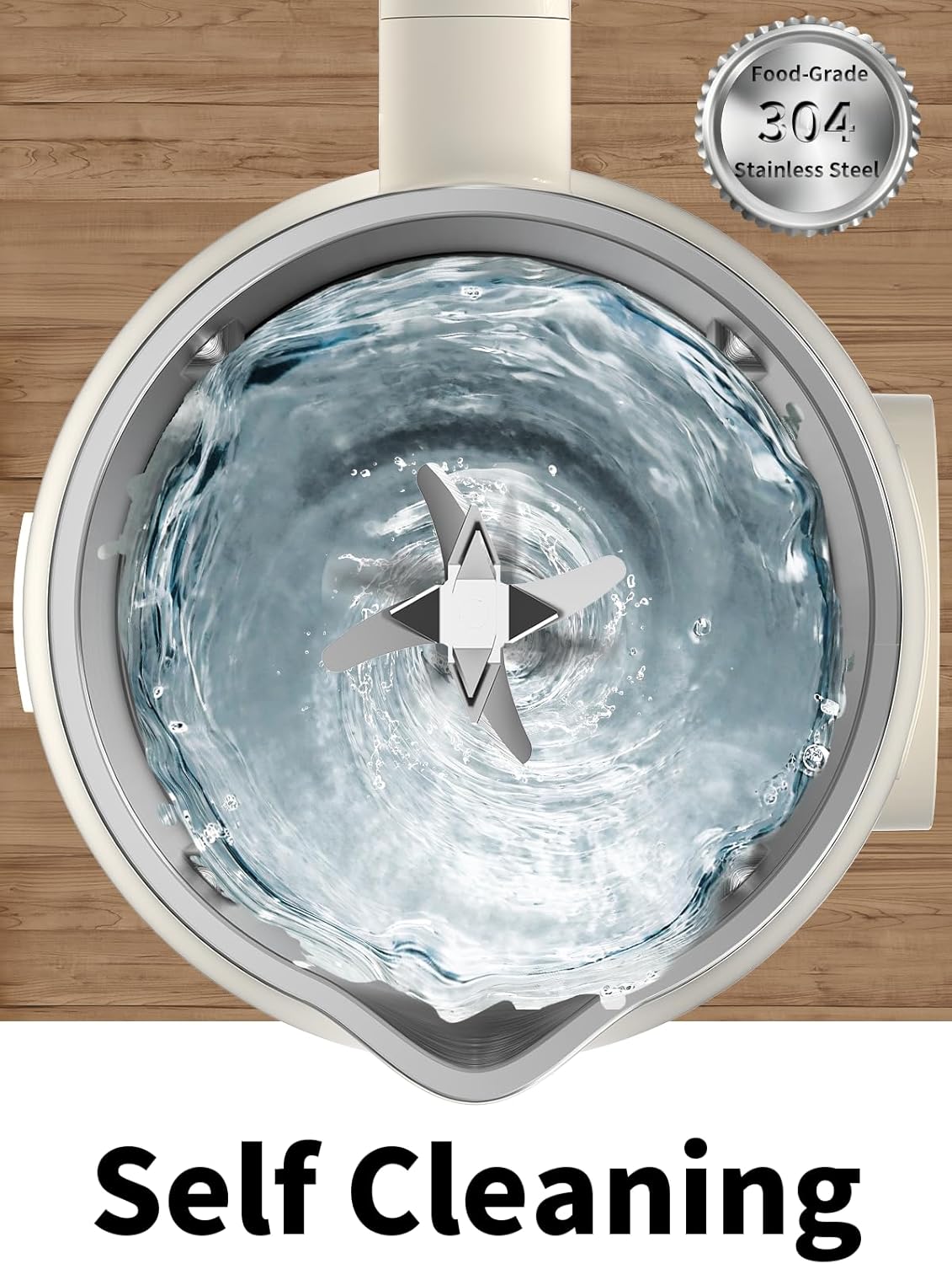 8 in 1 Nut Milk Maker Machine, 50Oz/1.5L Automatic Soy Milk Maker, 10 Blades Blender for Smoothies, Oat, Almond, Juice, Baby Food, with 12H Delay Start, Keep Warm, Boil Water, Self Cleaning