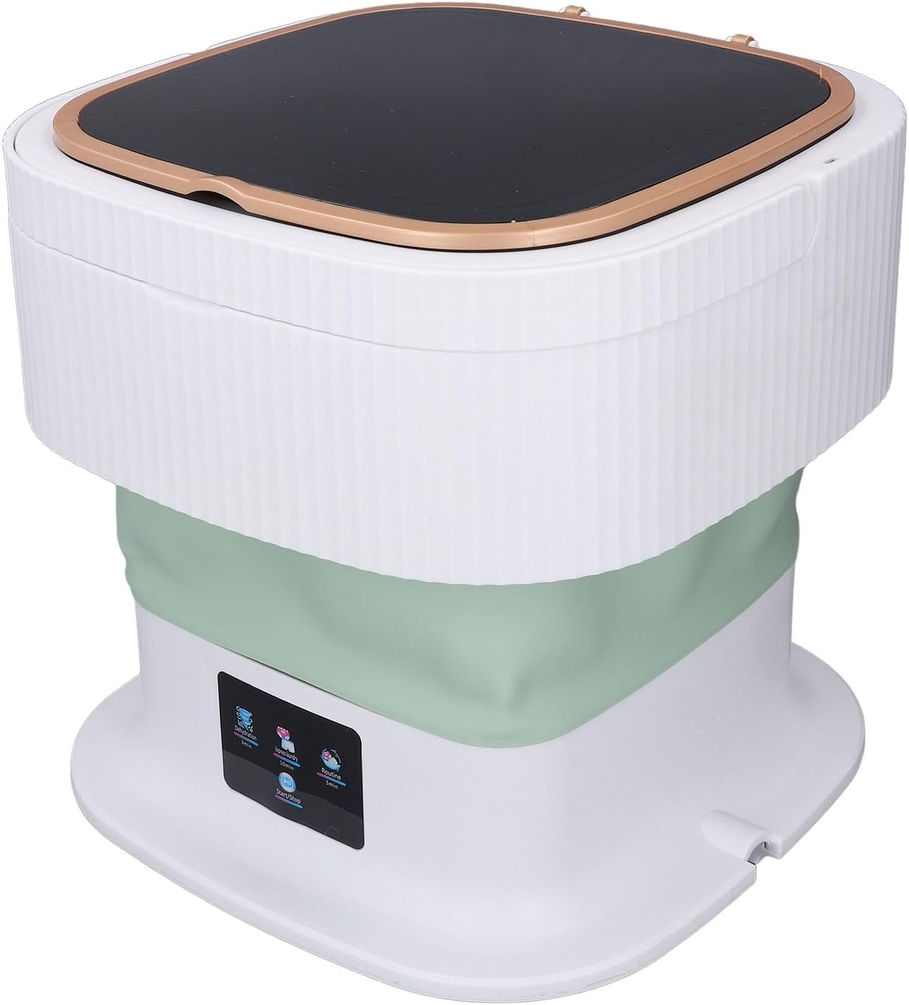 Mini Clothes Washer, Deep Portable Washing Machine with Drain Hose for Underwear Baby Clothes (Green)