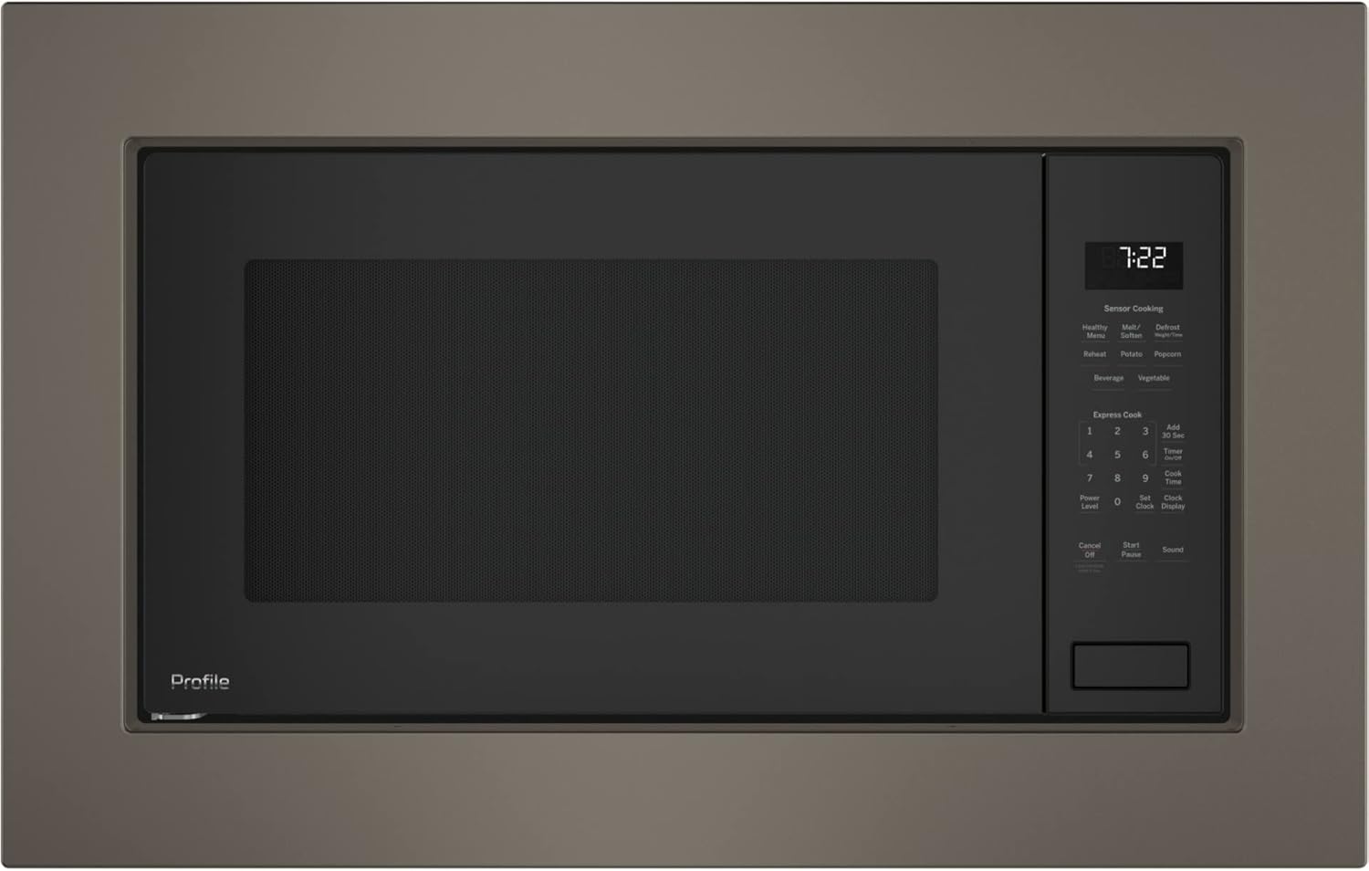 24 Inch Built-In Microwave with Sensor Cook, Instant On Controls, Extra-Large Turntable, Control Lockout, Weight & Time Defrost, Kitchen Timer and 2.2 cu. ft. Capacity