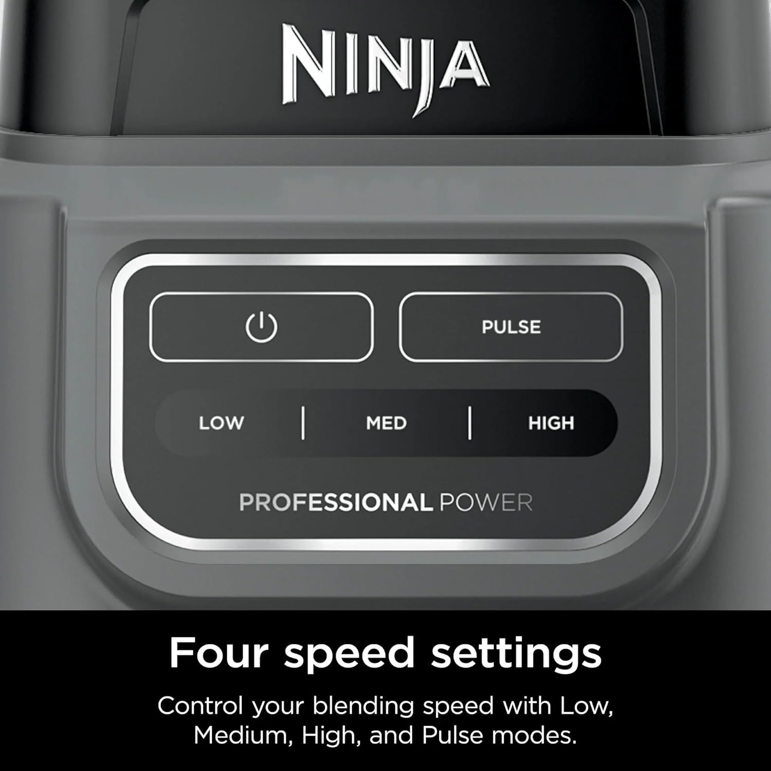 Ninja Professional 72 Oz Countertop Blender with 1000-Watt Base and Total Crushing Technology for-Smoothies, Ice and Frozen Fruit, Black (Renewed)