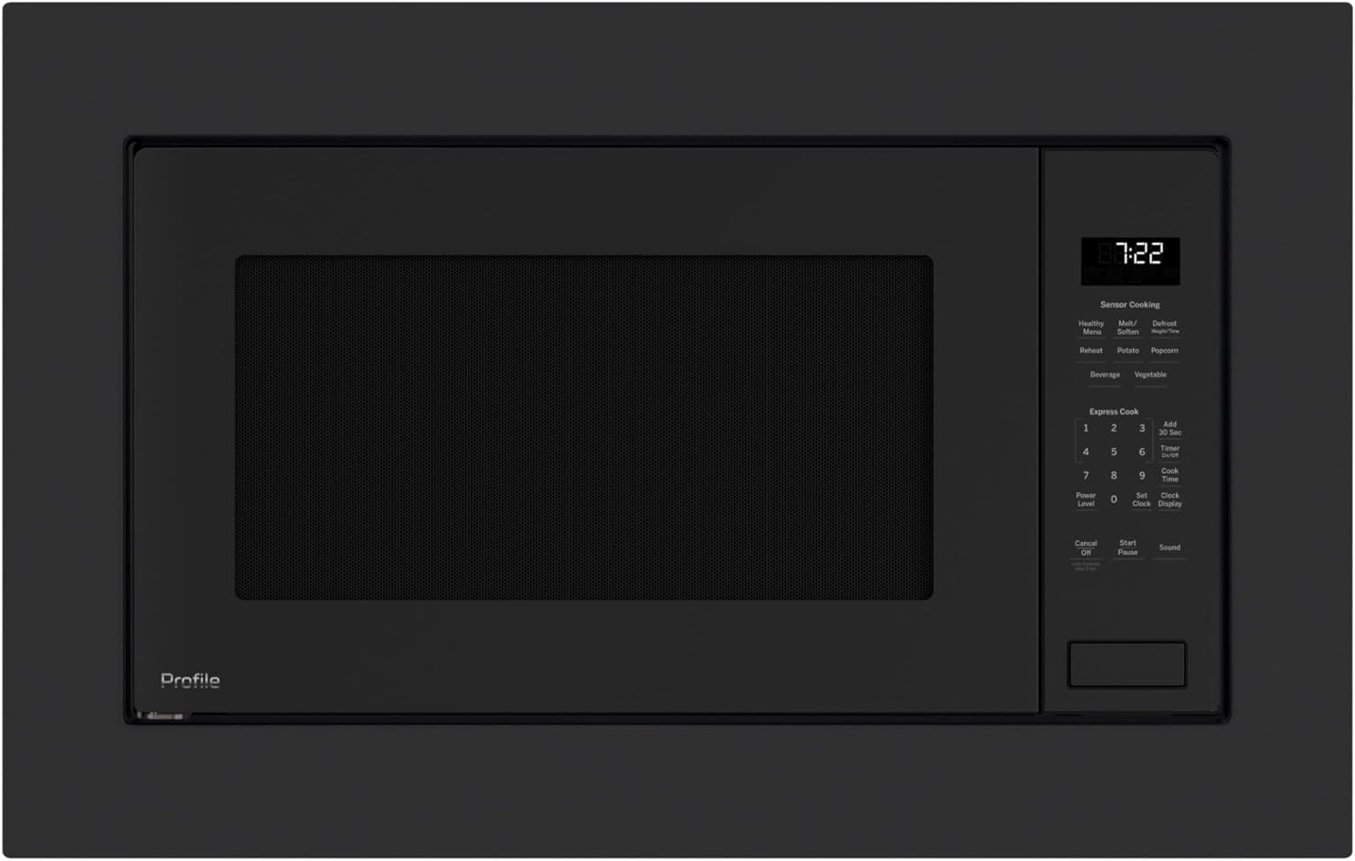 24 Inch Built-In Microwave with Sensor Cook, Instant On Controls, Extra-Large Turntable, Control Lockout, Weight & Time Defrost, Kitchen Timer and 2.2 cu. ft. Capacity