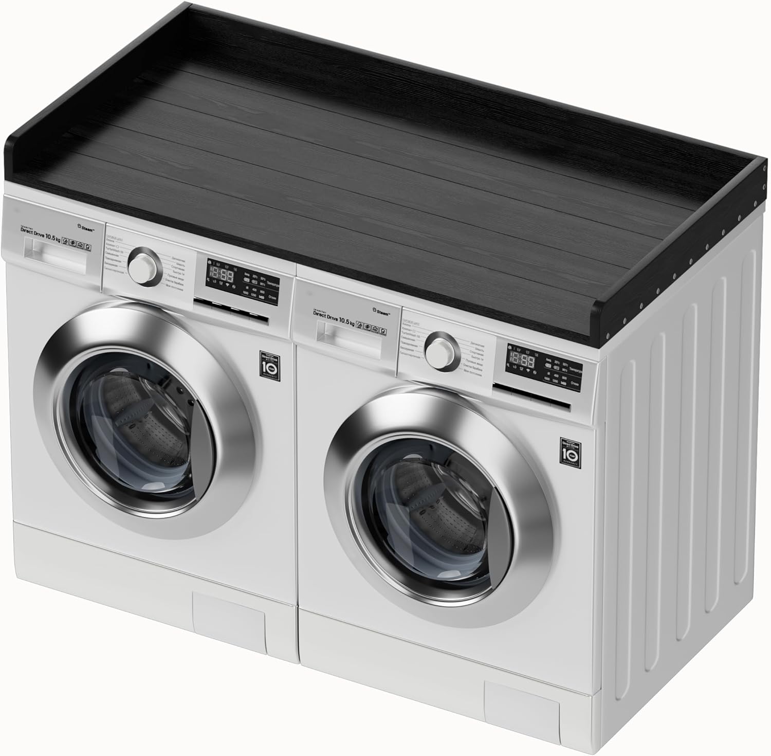 HDPE Washer Dryer Countertop,Wood-Plastic Composite Washer and Dryer Topper Covers for Laundry Room Storage and Organization,54