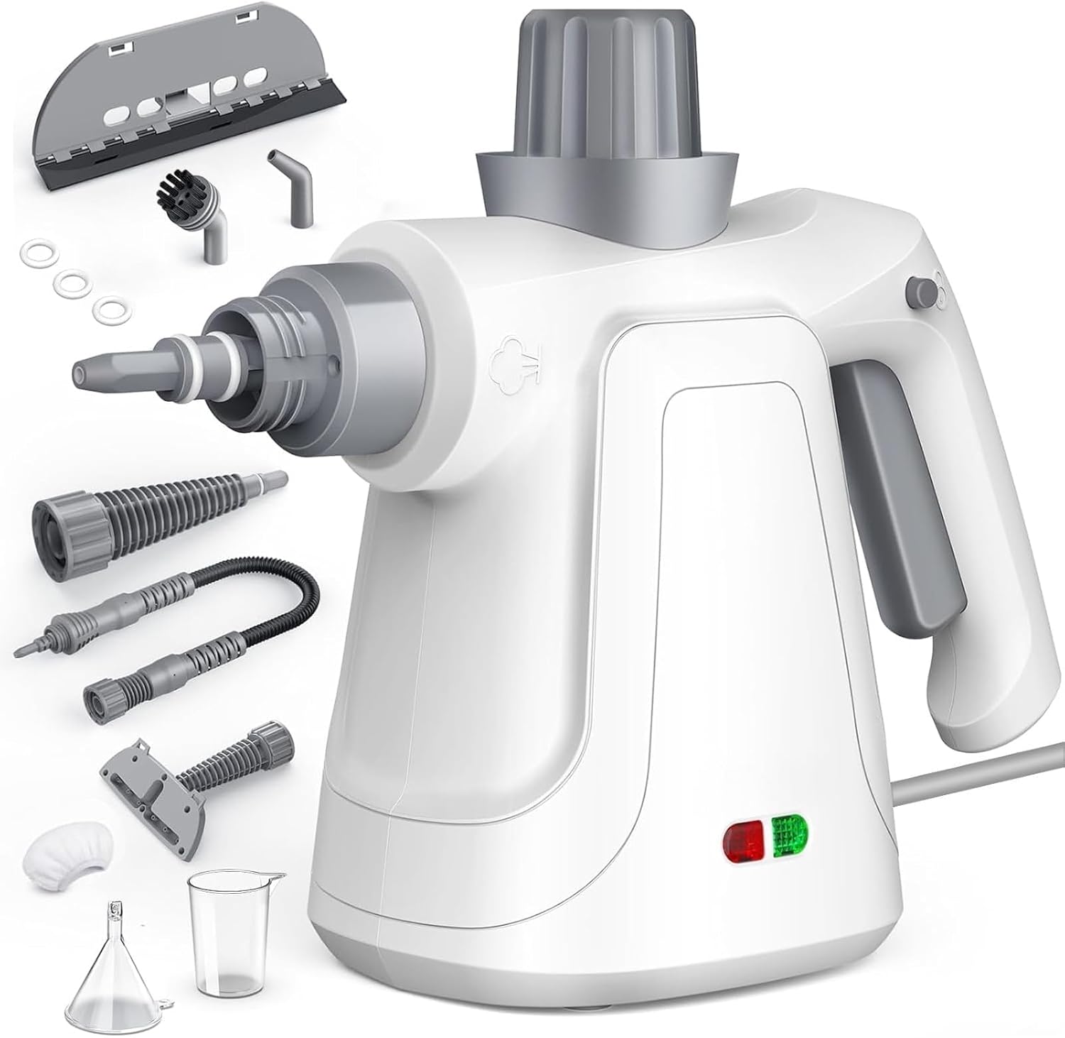 Handheld Steam Cleaner, 230°F High-Temperature Steam Cleaner for All Surfaces With 12pcs Accessories for Cleaning Home, Car and Grout